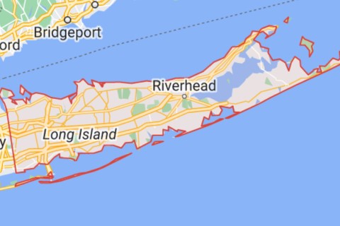 A Map of Long Island for people looking for spinal decompression herniated disc treatment in Suffolk County, NY